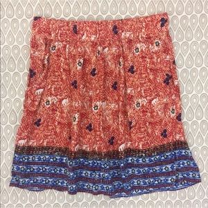 CAbi Women's Floral A-line Skirt Size Medium B87